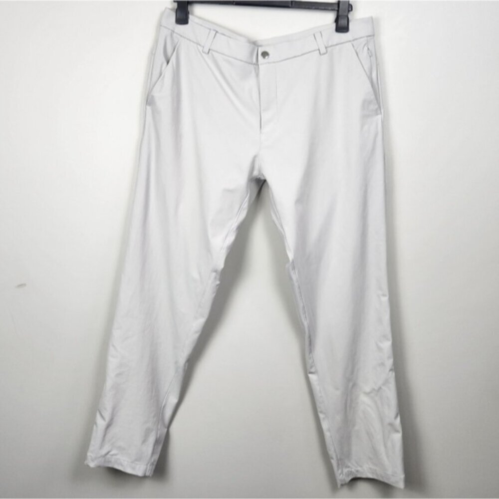 Lululemon Commission Pants Classic Light Grey 38" Waist *Warpstreme 34" Length - Picture 4 of 15